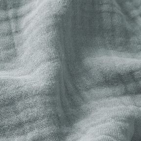 Triple-Layer Cotton Muslin Plain – elephant grey, 
