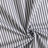 Cotton Poplin narrow stripes – slate grey/white,  thumbnail number 3