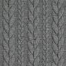 Cabled Cloque Jacquard Jersey – dark grey,  thumbnail number 1