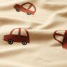 French Terry large retro cars &ndash; cream,  thumbnail number 2