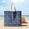 Decor Fabric Canvas Batique tiles – indigo/white,  thumbnail number 9