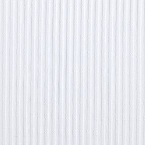 Ribbed Jersey single knitting pattern – white, 
