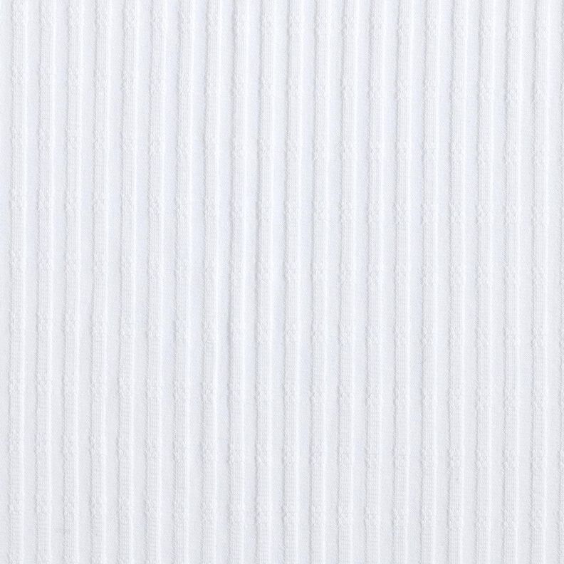 Ribbed Jersey single knitting pattern – white,  image number 1