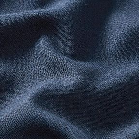 Viscose Linen Blend Plain – navy blue, 