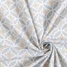 Cotton Poplin floral circles – white/green,  thumbnail number 3