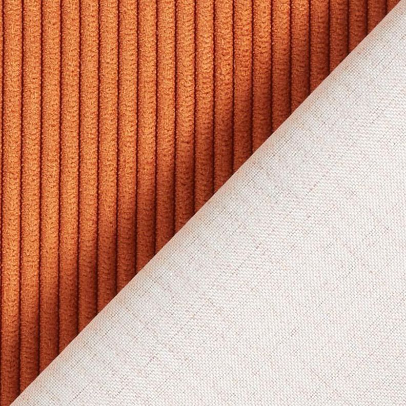 Upholstery Fabric Cord-Look Fjord – terracotta,  image number 3