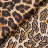 Coated Cotton fine leopard print – brown/black,  thumbnail number 4