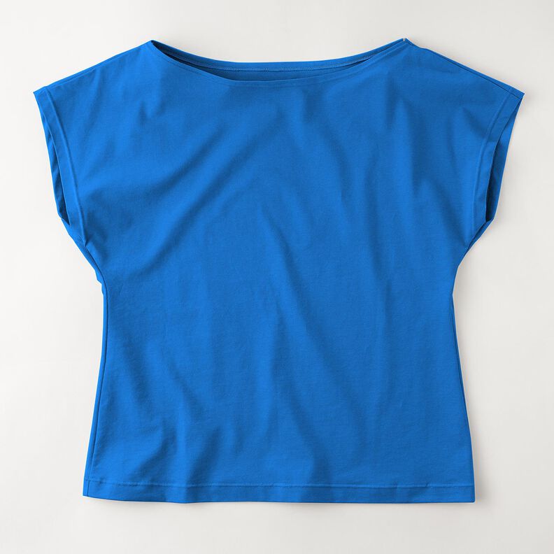 Medium summer jersey viscose – royal blue,  image number 8