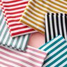 Cotton Jersey Wide Stripes – red/white,  thumbnail number 5