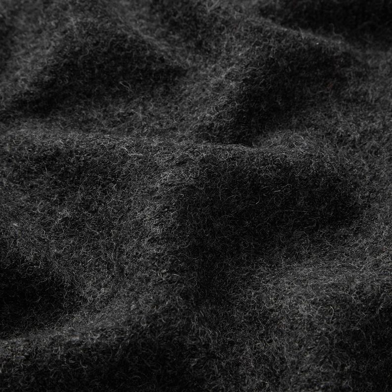 Lightweight viscose and wool blend knitted fabric – anthracite,  image number 2