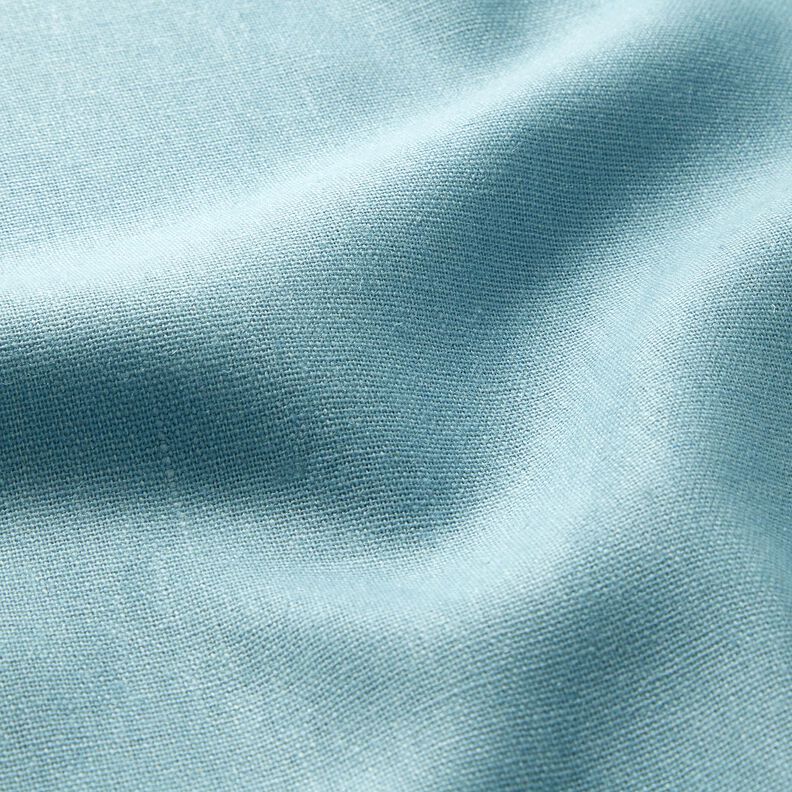 pure heavy linen Plain – light blue,  image number 2
