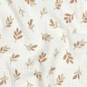 Double Gauze/Muslin branches | Poppy Fabrics – ivory/mocca,  thumbnail number 2