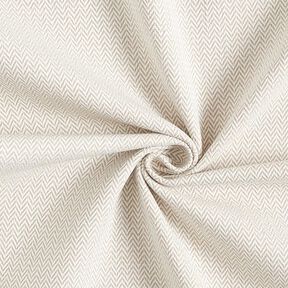 Decor Fabric Jacquard Subtle Chevron – dark beige, 