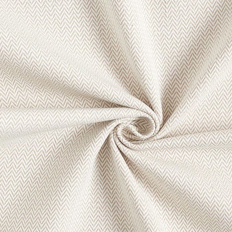 Decor Fabric Jacquard Subtle Chevron – dark beige,  image number 1