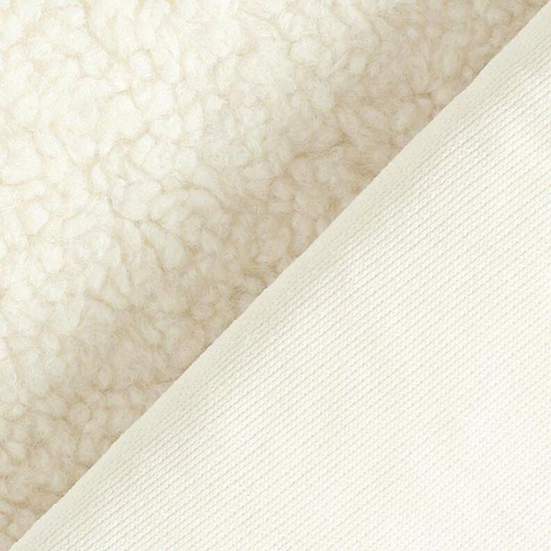 Teddy fur upholstery fabric – offwhite,  image number 3