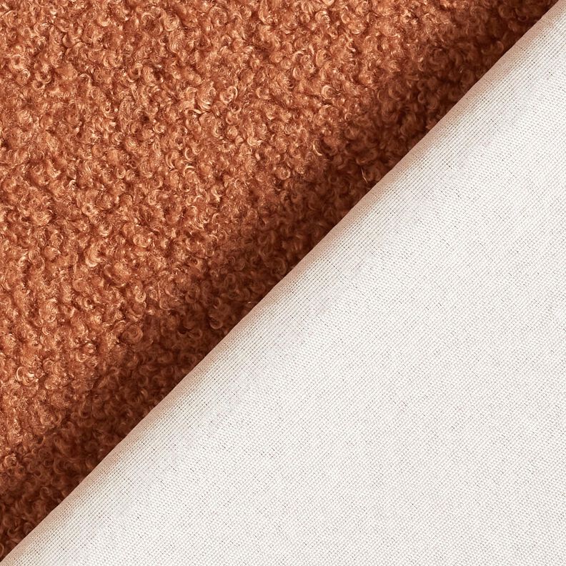 Upholstery Fabric Teddy soft – terracotta,  image number 3