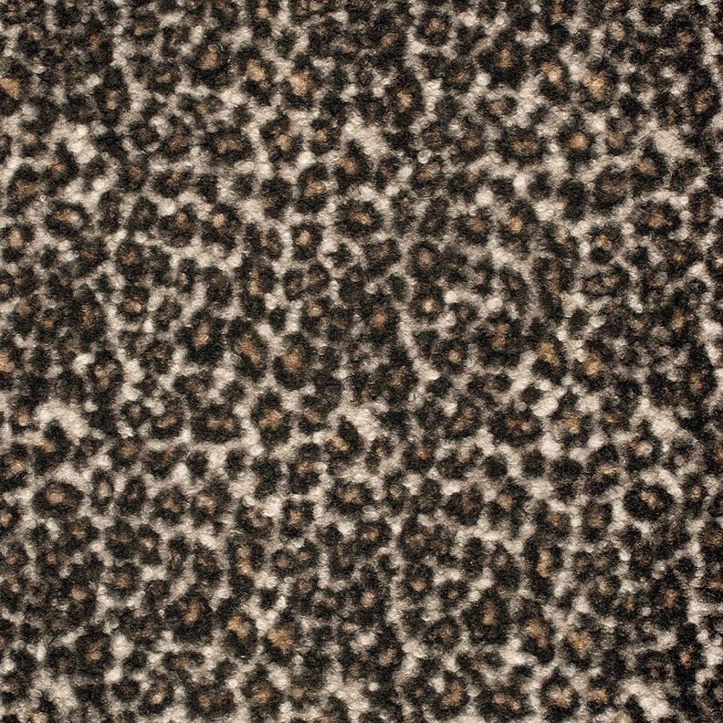 Knitted Bouclé Leopard – black/fawn,  image number 1