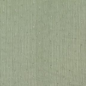 Metallic pinstripe chiffon dobby – reed/metallic silver, 