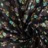 Crepe Chiffon flowers and gold drops – black/metallic gold,  thumbnail number 3