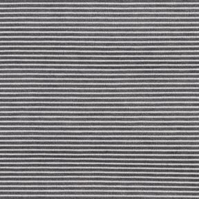 Fine Knit Narrow Stripes – antique silver/white, 