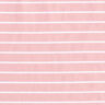 Viscose stretch with glitter stripes – pink/white,  thumbnail number 1