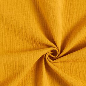 GOTS Double Gauze/Muslin | Tula – curry yellow, 