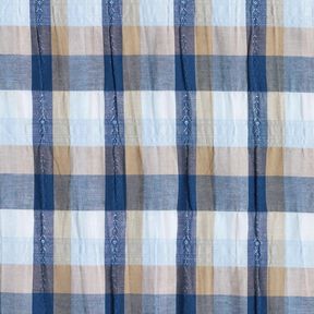 Colourful checks cotton blend – blue, 