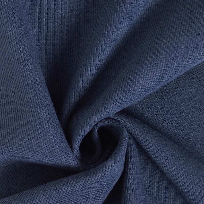 2x2 Ribbing Plain – navy blue,  image number 1