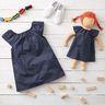 Denim-Look Cotton Chambray – midnight blue,  thumbnail number 6