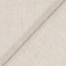 Linen fabric ramie mix stonewashed, heavy quality – light beige,  thumbnail number 3