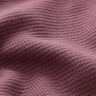 Mini Cotton waffle jersey Plain – aubergine,  thumbnail number 3