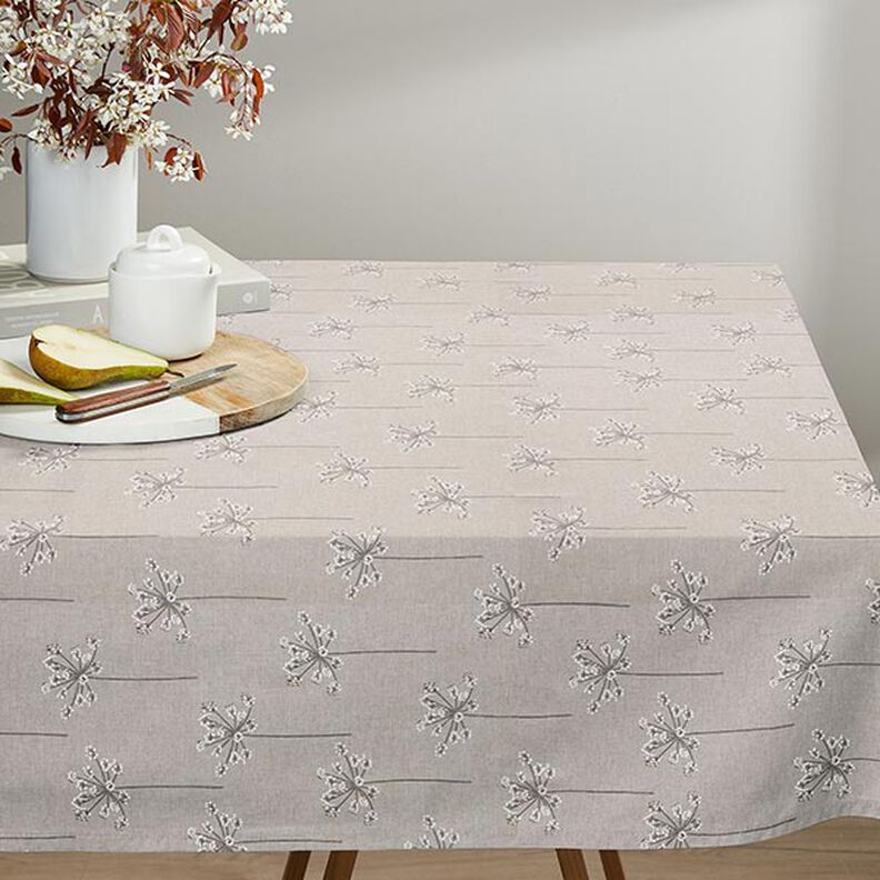 Decor Fabric Half Panama bear claw – natural/white,  image number 11