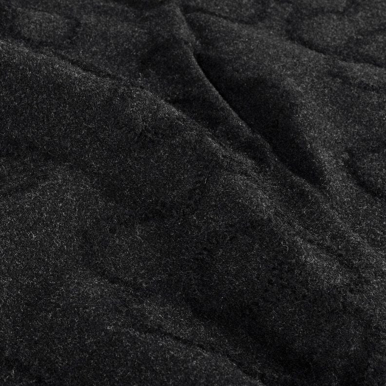 Coat Fabric sublime flowers – black, image number 2