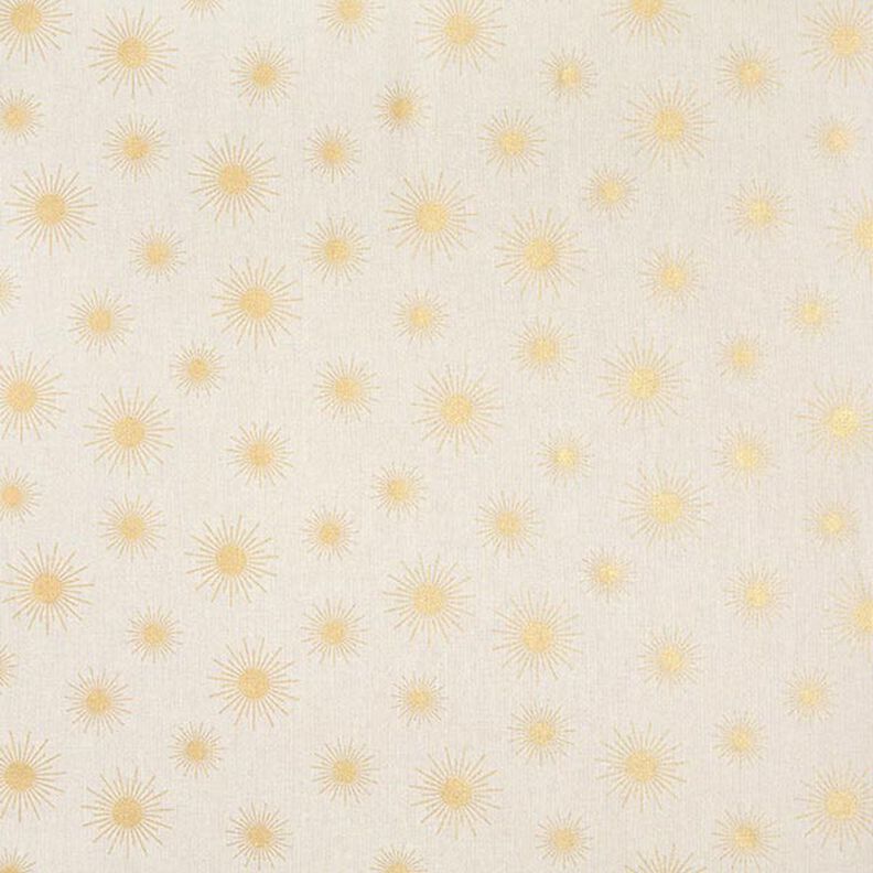 Decor Fabric Half Panama Golden Suns – natural,  image number 1