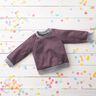 Light Cotton Sweatshirt Fabric Plain – aubergine,  thumbnail number 7