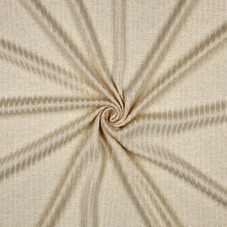 Ribbed Knit Lurex – offwhite/metallic gold, image number 1