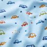 Cotton Flannel Cars – light blue,  thumbnail number 2