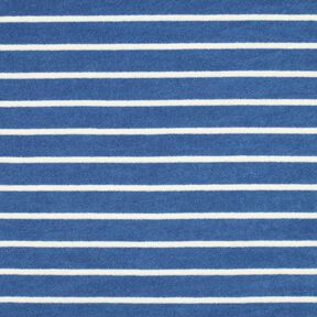 terry cloth jersey Stripes – brilliant blue/ivory, 