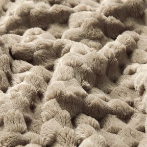 Faux Fur Honeycomb – anemone, 