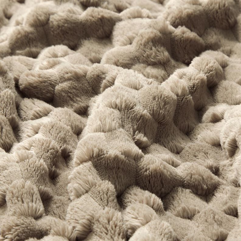 Faux Fur Honeycomb – anemone, image number 2