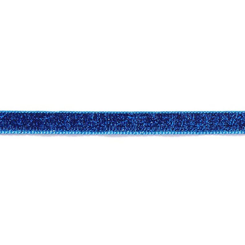 Velvet ribbon Metallic [10 mm] – royal blue,  image number 2