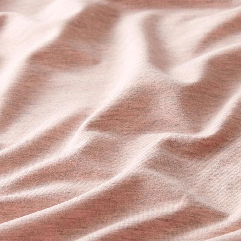 Fine Mottled French Terry – pink/grey,  image number 2