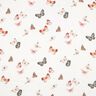Double Gauze/Muslin pretty butterflies Digital Print | Poppy Fabrics – ivory/peach orange,  thumbnail number 1