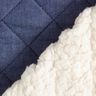 Denim Teddy Quilted Fabric | by Poppy – denim blue,  thumbnail number 4