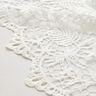 Lace with sequins and scalloped edge – white,  thumbnail number 5