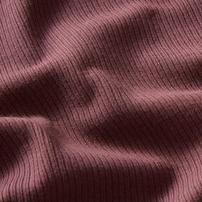Ribbed Jersey fine 2-1-1-1 ribs – aubergine, 