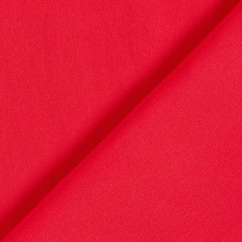 Plain-coloured plain weave viscose blend – red,  image number 4