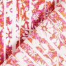 Viscose crepe flowers and branches – orange/pink,  thumbnail number 4