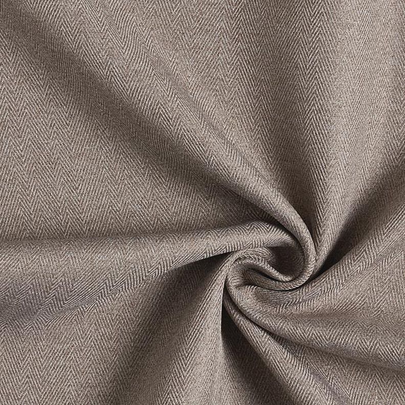Blackout fabric Herringbone – taupe,  image number 3