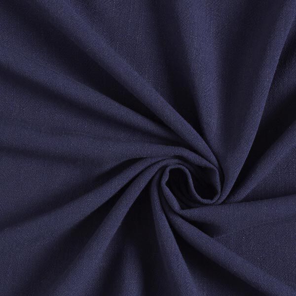 Soft viscose linen – navy blue,  image number 1